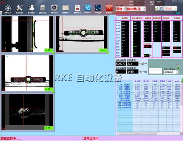CCD影像篩選設備檢測鋁製品墊片 墊片外觀檢測 視覺影像篩選設備